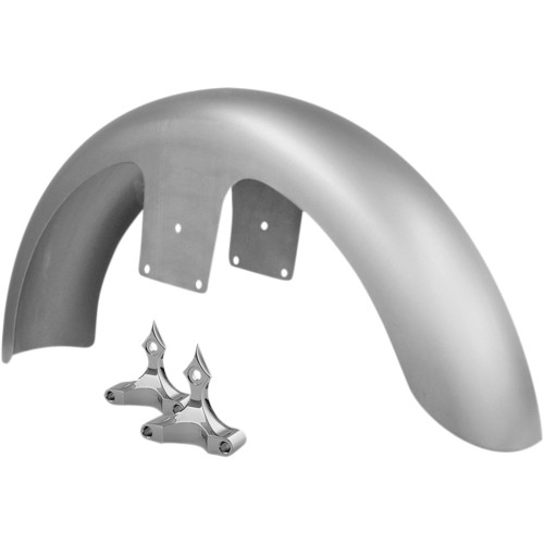 Rc Components Front Fender Kit With Chrome Adapter - For 21" Wheel Fndrkt14-21