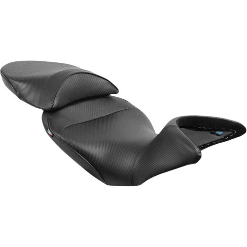 SARGENT WS61419 Sargent World Sport Performance Seat - Black - Carbon Fx - Regular - Multistrada '10-'14 Ws-614-19