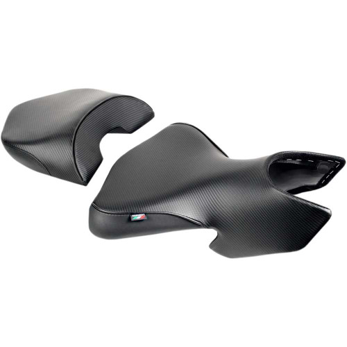 SARGENT WS53919 Sargent World Sport Performance Seat - Black - Carbon Fx - Multistrada '03-'09 Ws-539-19