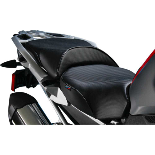 SARGENT WS62019 Sargent World Sport Performance Seat - Black - Carbon Fx - Regular - Bmw R1200 '13-'19 Ws-620-19