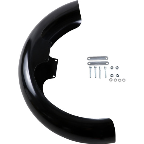Klock Werks Front Fender - Wrapper - Black - 19" Kwf-02-0517