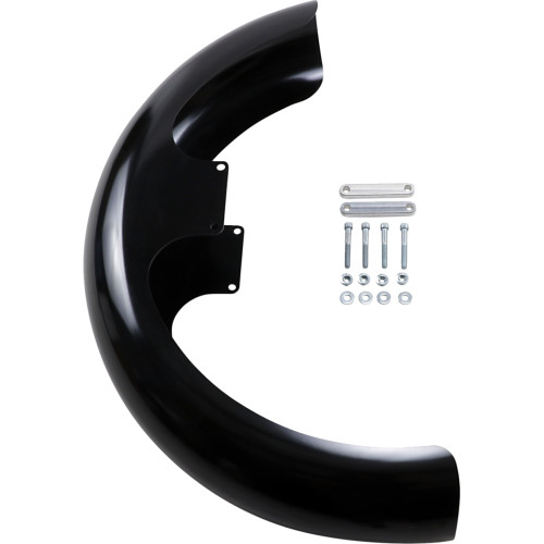 Klock Werks Front Fender - Wrapper - Black - 21" Kwf-02-0518