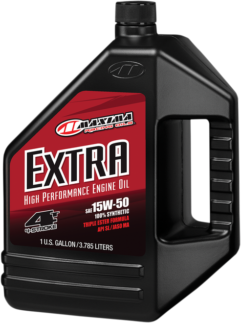 MAXIMA RACING OIL 329128 Extra Synthetic 4T Oil - 15W-50 - 1 U.S. Gal. 329128