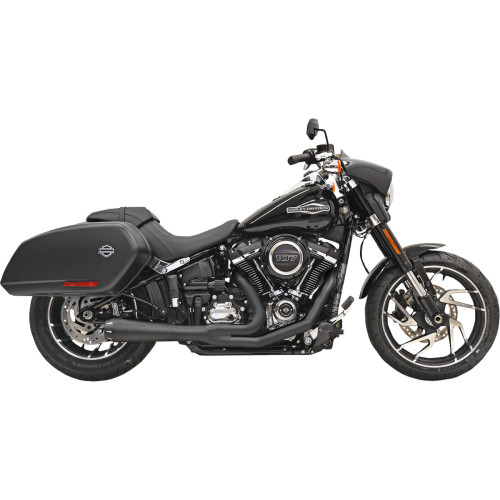 Bassani Xhaust 2-Into-1 Road Rage Exhaust System - Black 1S81Rb Bassani Xhaust 2-Into-1 Road Rage Exhaust System - Black 1S81Rb