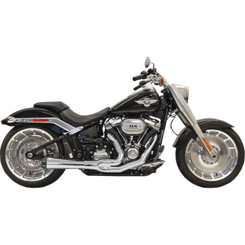 Bassani Xhaust 2-Into-1 Road Rage Exhaust System - Chrome 1S94R