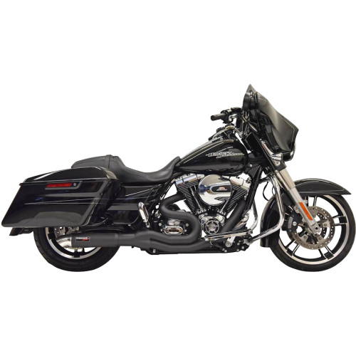 Bassani Xhaust 2:1 Exhaust - Black 1F68B Bassani Xhaust 2:1 Exhaust - Black 1F68B