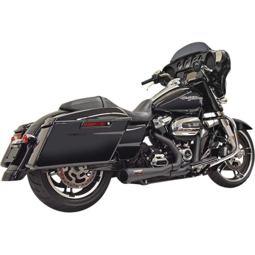 BASSANI XHAUST 1F42RB Bassani Xhaust Short 2:1 Exhaust For Fl - Black 1F42Rb