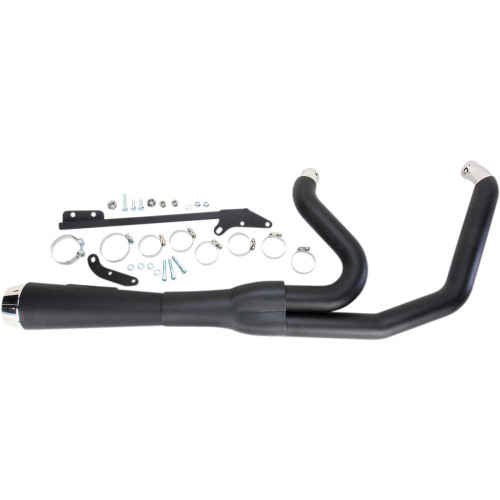 BASSANI XHAUST 13122J Bassani Xhaust Road Rage Exhaust - Black - Short - '06-'17 Fxd 13122J