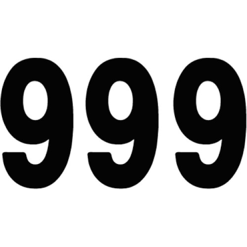 FACTORY EFFEX 024369 Factory Effex Pro Number 9 - Black - 8" 02-4369