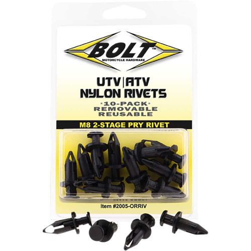 BOLT 20050RRIV Bolt Pry Rivets - M8 - 10 Pack 2005-0Rriv