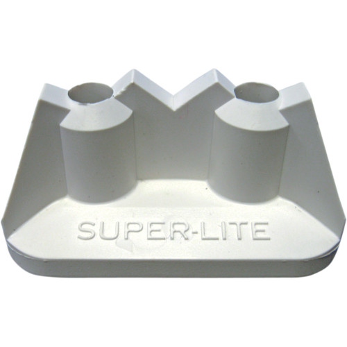 Stud Boy Double Backer Plates - White - For 2-Ply - 48 Pack 2512-P2-Wht