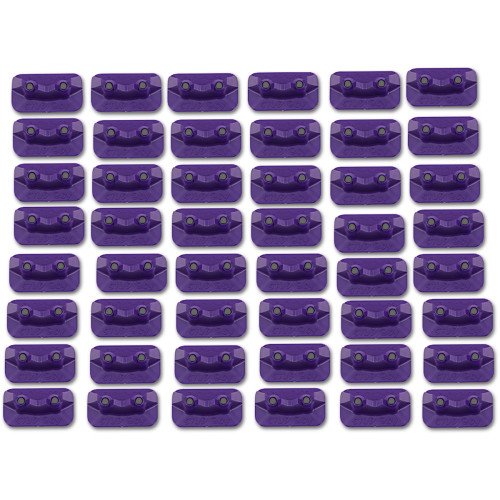 Stud Boy Double Backer Plates - Purple - For 2-Ply - 48 Pack 2522-P2-Pur