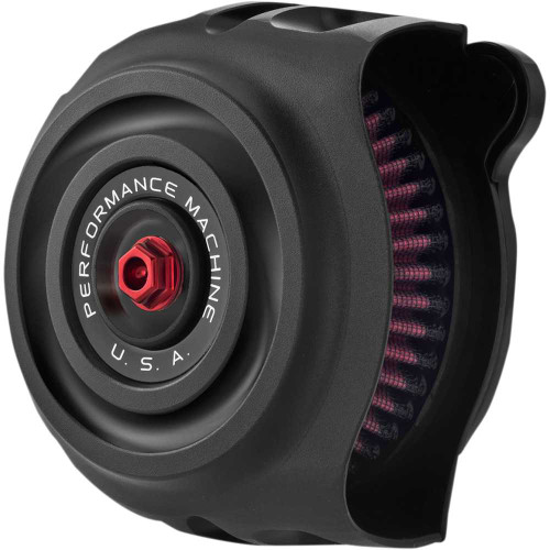 PERFORMANCE MACHINE (PM) 02062142SMB Performance Machine (Pm) Vintage Air Cleaner - Black Ops 0206-2142-Smb