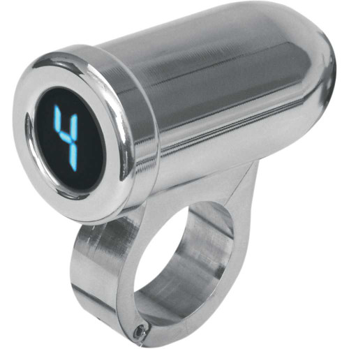 DAKOTA DIGITAL PGR1100 Dakota Digital 1" Auto Programming Gear Indicator - Chrome - Blue Display Pgr-1100