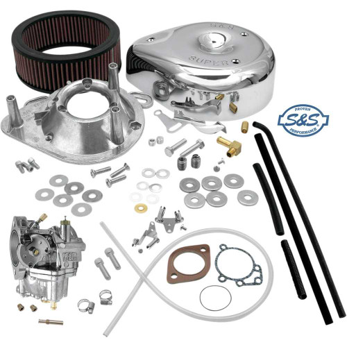 S&S CYCLE 110440 S&S Cycle Super E Carburetor Kit - Evolution Big Twin 11-0440