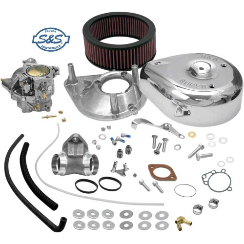 S&S CYCLE 110408 S&S Cycle Super E Carburetor Kit - Sportster 11-0408