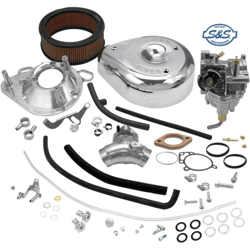 S&S CYCLE 110434 S&S Cycle Super G Carburetor Kit - Evolution Big Twin 11-0434