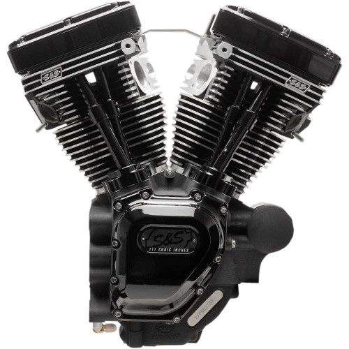 S&S CYCLE 3100834A T111 Long Block Engine - Black - Touring 310-0834A