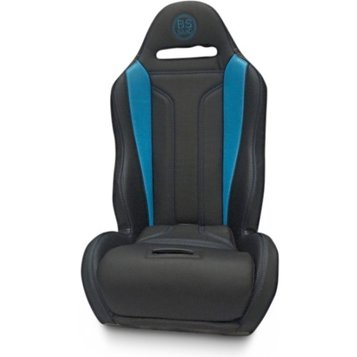 Bs Sand Performance Seat - Double T - Black/Titanium Blue - Polaris '15-'21 Pebutbdtr