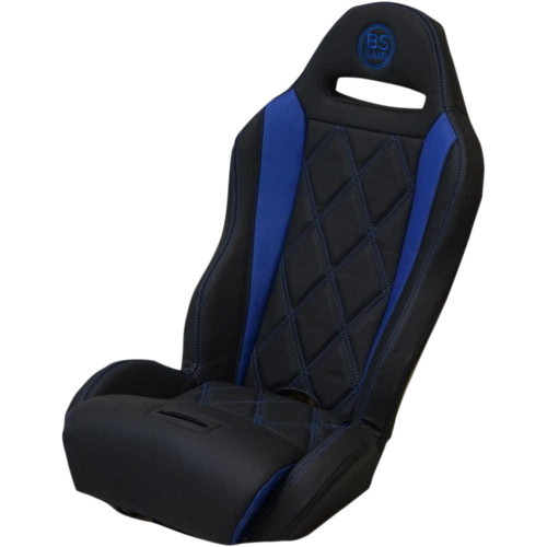 BS SAND PEBUBLBDC Bs Sand Performance Seat - Big Diamond - Black/Blue - Arctic Cat/Can-Am/Yamaha '13-'20 Pebublbdc
