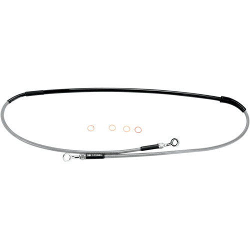 Moose Racing Brake Line - Front - Stainless Steel - Kawasaki/Suzuki K02-1-046/P