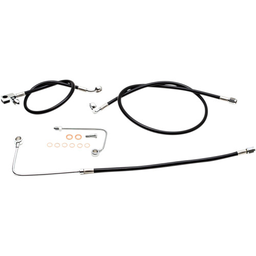 La Choppers Brake Line - 12" - 14" Ape Hanger Handlebars - Black La-8151B13B La Choppers Brake Line - 12" - 14" Ape Hanger Handlebars - Black La-8151B13B