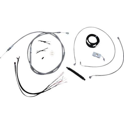 La Choppers Handlebar Cable/Brake Line Kit - Quick Connect - Complete - 12" - 14" Handlebars - Stainless La-8156Kt2-13 La Choppers Handlebar Cable/Brake Line Kit - Quick Connect - Complete - 12" - 14" Handlebars - Stainless La-8156Kt2-13