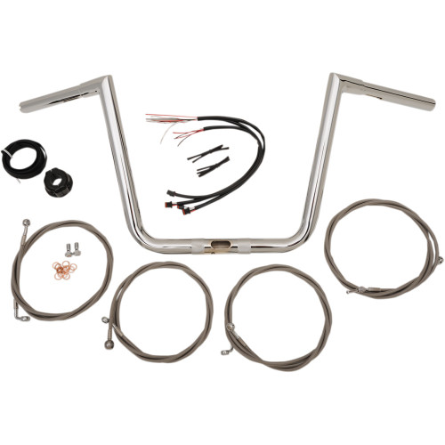 La Choppers Handlebar And Cable Kit - 13" - Chrome La-7312Kt1-63 La Choppers Handlebar And Cable Kit - 13" - Chrome La-7312Kt1-63