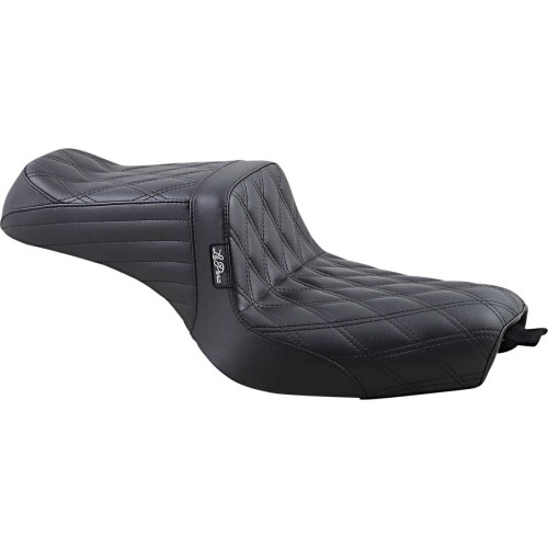 LE PERA LK586DD Le Pera Tailwhip Seat - Double Diamond - Black - Xl '10-'22 Lk-586Dd