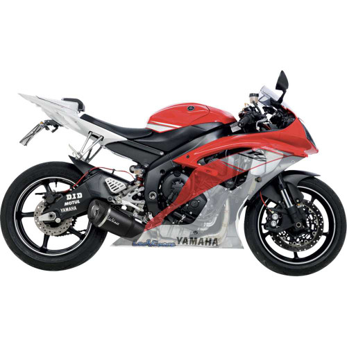 LEOVINCE 8482SNU Factory S Exhaust - Carbon Fiber - Yzf-R6 8482Snu