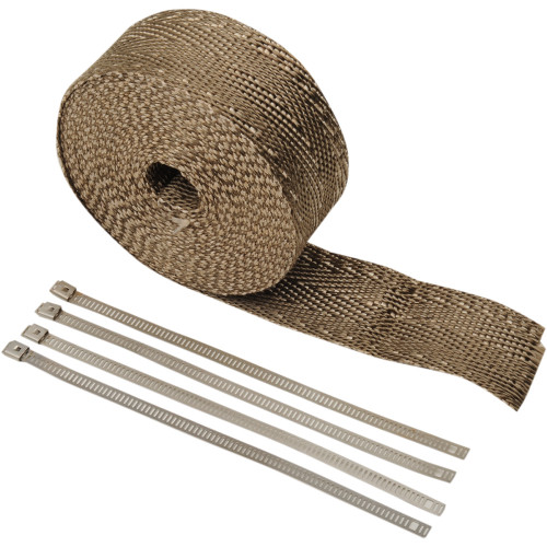 Cycle Performance Prod. Lava Rock Exhaust Wrap Kit - Multi-Tone - 2" X 25' Cpp/9065Sl