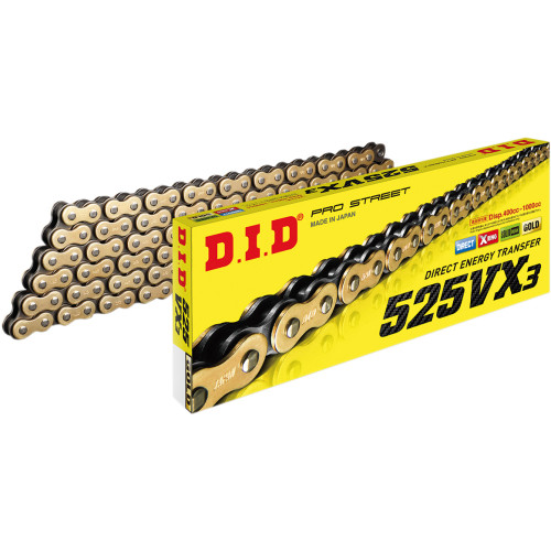 Did 525 Vx3 - Drive Chain - 130 Links - Gold M525Vx3G130Zb