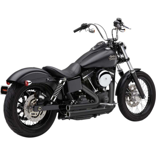 COBRA 6708B Cobra 909 Exhaust - Black - '12-'17 Dyna 6708B