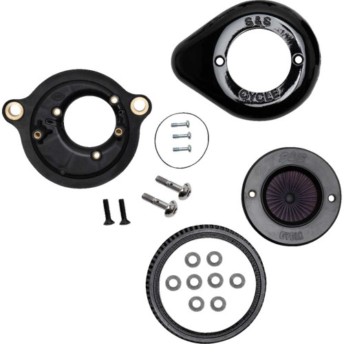 S&S CYCLE 1700718A S&S Cycle Air Stinger Stealth Air Cleaner Kit - Black 170-0718A