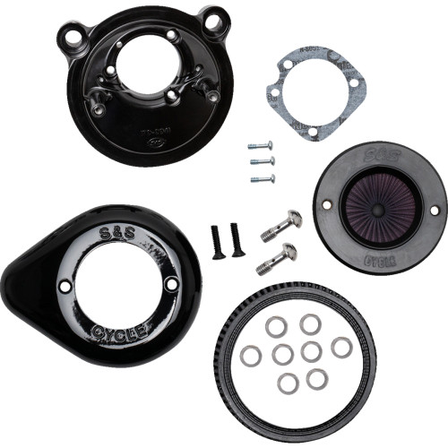 S&S Cycle Air Stinger Stealth Air Cleaner Kit - Black 170-0726A S&S Cycle Air Stinger Stealth Air Cleaner Kit - Black 170-0726A