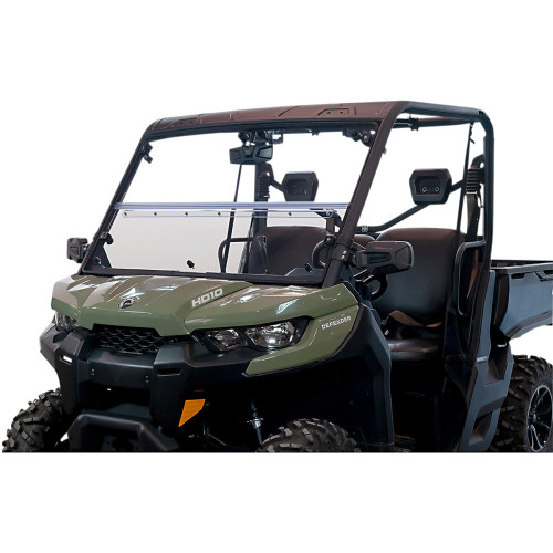 Seizmik Folding Windshield - Polycarbonate - Defender 50-25037Kit