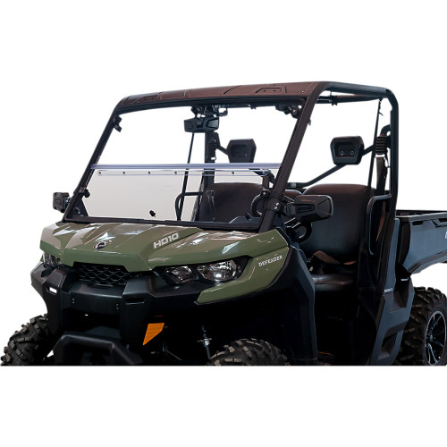 Seizmik Folding Windshield - Hard Coated Polycarbonate - Defender 50-25038Kit