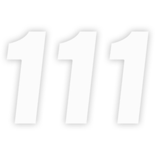 FACTORY EFFEX 0890011 Factory Effex Fx Factory Number 1 - White - 4" 08-90011