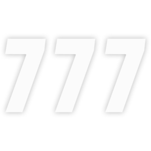 FACTORY EFFEX 0890017 Factory Effex Fx Factory Number 7 - White - 4" 08-90017