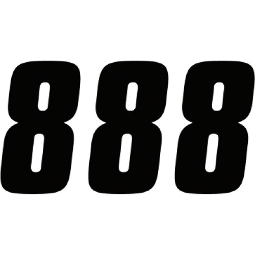 Factory Effex Fx Factory Number 8 - Black - 7" 08-90088