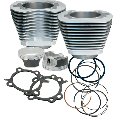 S&S Cycle 97" Big Bore Cylinder Kit - Twin Cam - Silver 910-0201