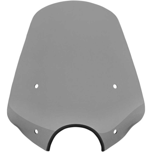 MEMPHIS SHADES MEP57112 Memphis Shades Big Shot Windshield - 7" Headlight Cutout - Black Smoke Mep57112