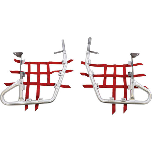 DG PERFORMANCE 602455 Dg Performance Nerf Bars - Trx450R - Natural/Red 60-2455