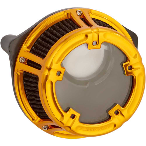 ARLEN NESS 18176 Arlen Ness Method Clear Series Air Cleaner - Gold 18-176
