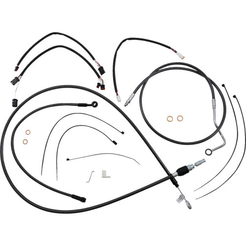 MAGNUM SHIELDING 4871142 Magnum Shielding Black Pearl Designer Handlebar Installation Kit 4871142