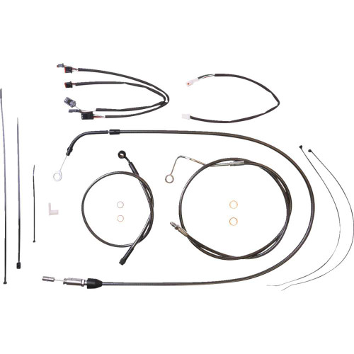 MAGNUM SHIELDING 4871171 Magnum Shielding Black Pearl Designer Handlebar Installation Kit 4871171