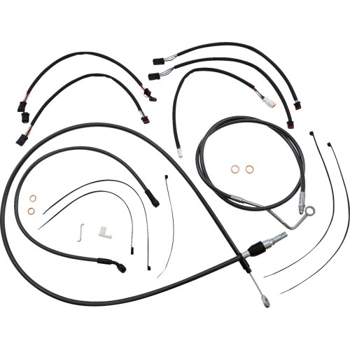 MAGNUM SHIELDING 4871131 Magnum Shielding Black Pearl Designer Handlebar Installation Kit 4871131