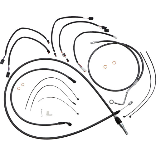 Magnum Shielding Black Pearl Designer Handlebar Installation Kit 4871132