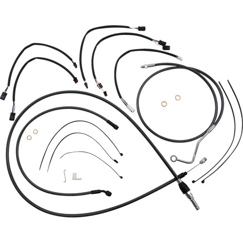 MAGNUM SHIELDING 4871132 Magnum Shielding Black Pearl Designer Handlebar Installation Kit 4871132