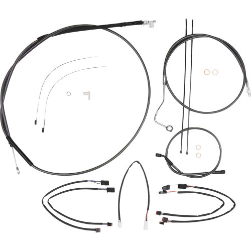 MAGNUM SHIELDING 4871021 Magnum Shielding Black Pearl Designer Handlebar Installation Kit 4871021